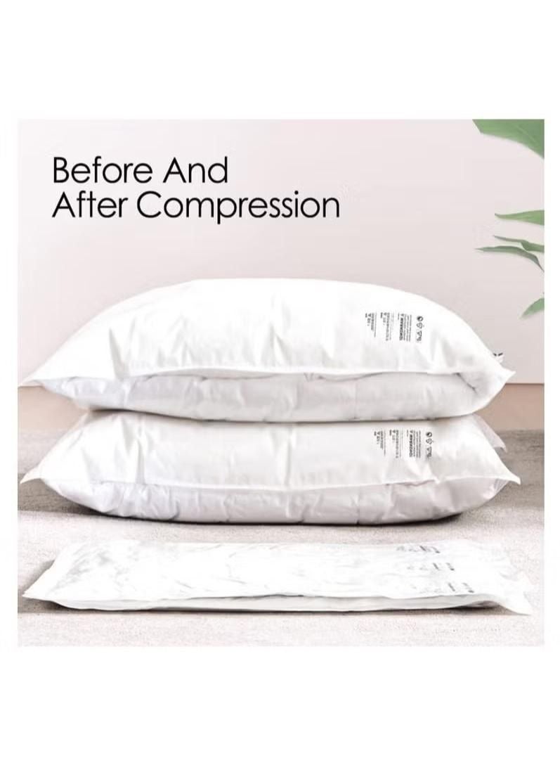 MIXDE Vacuum Seal Storage Bags, 10 Pack Reusable Compression Bags (2 Extra Large + 2 Large + 2 Medium + 4 Small), Premium Vacuum Storage Bags with Electric Pump for Bedding, Clothes, Curtains, Pillows  - Image 2