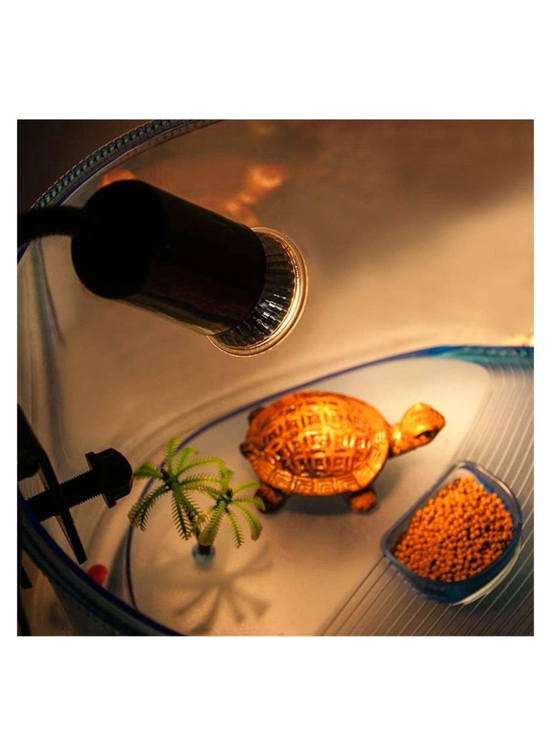 SYOSI - 3 Pack 75W UVA+UVB Bulbs Heat and Light for Reptiles and Amphibian Tanks Terrariums and Cages Heat Lamp Basking Lamp Heater Light Replacement Bulbs Works with Various Lamp Fixtures - Image 1