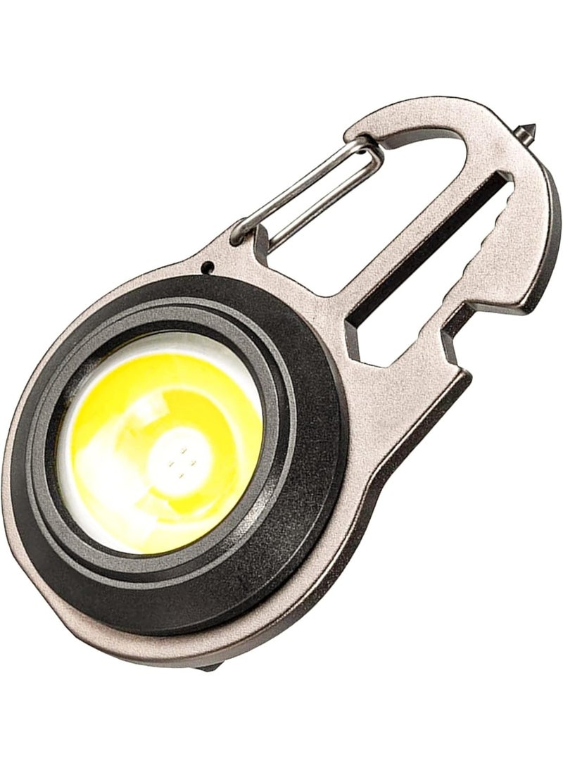 PROMASS Q-D910 Multi-functional COB Rechargeable Keychain Light with Screwdriver, Wrench, and Bottle Opener - Image 2