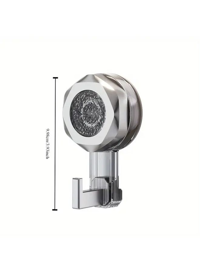 Red Suction Cup Hook No Drill Load Bearing Wall Mount For Bathroom Kitchen Storage - Image 5