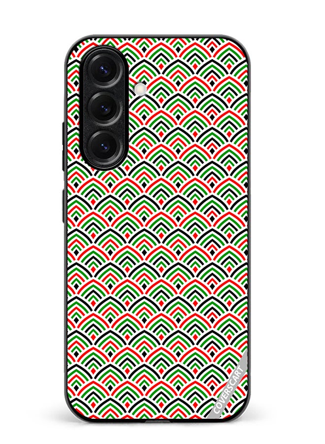 VR CREATIVE Protective Case Cover For Samsung Galaxy A56 United Arab Emirates Flag Colors Design Multicolour