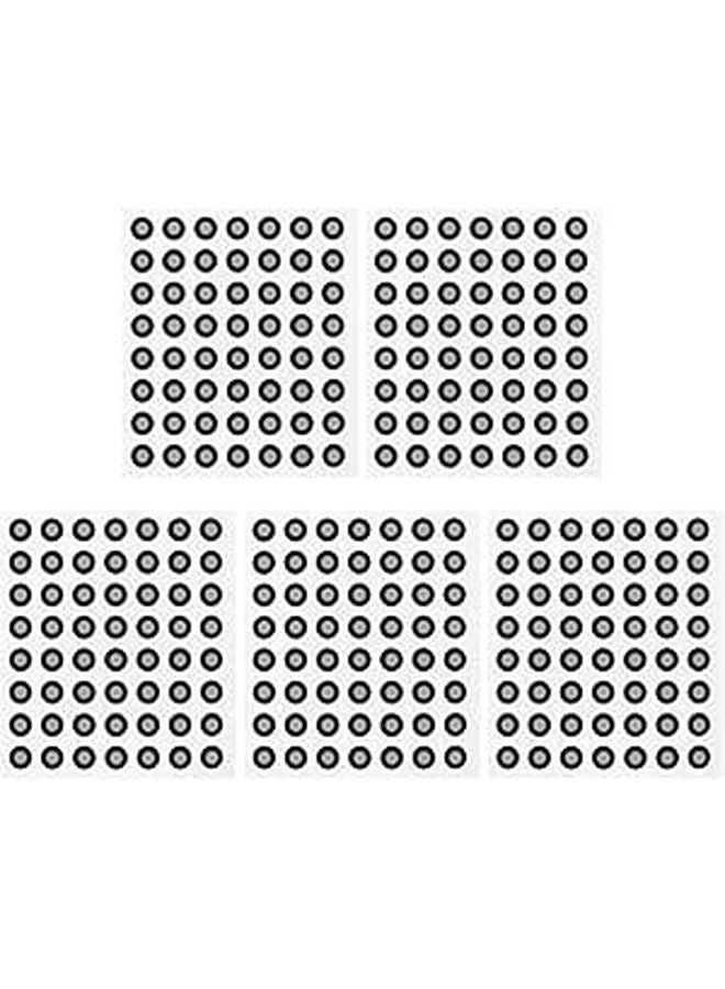 3D Scanning Marker Dots High Reflective Tracking Points 3mm 6mm Diameter 56 Per Sheet - Image 1