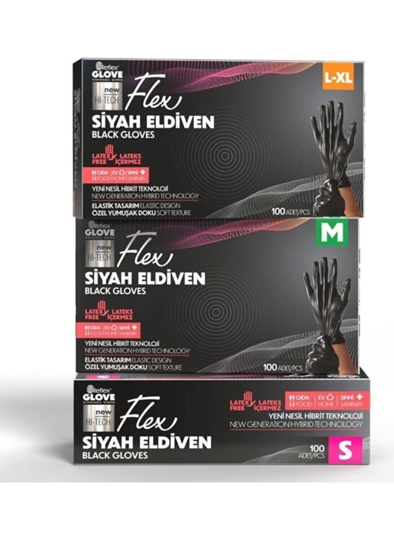 Flex Disposable Powder-Free Tpe Gloves 100 PIECE M-Black - pzsku/Z7BC1B58AA99D426B8719Z/45/_/1736979121/228dce8c-2c92-498f-8e57-761bdb025adb