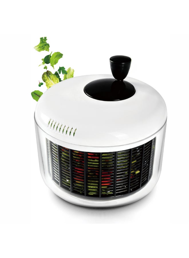 High Quality Vegetable Dryer Salad Spinner White and Black 3.5 L ZF2326