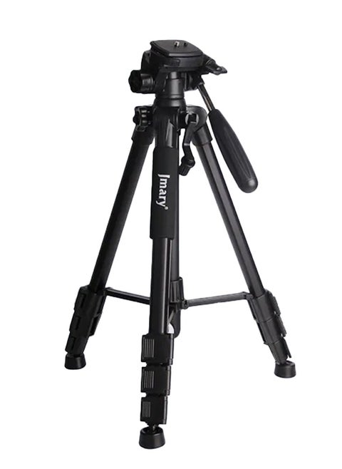 Professional Tripod for Digital Cameras and DSLRs KP-2234 , Sturdy Aluminum Base, 360° Rotation for Precise Panoramic Shooting, Sleek and Lightweight Design, Compatible with Most Cameras , Ideal for Photographers, Vloggers, and Content Creators - Black
