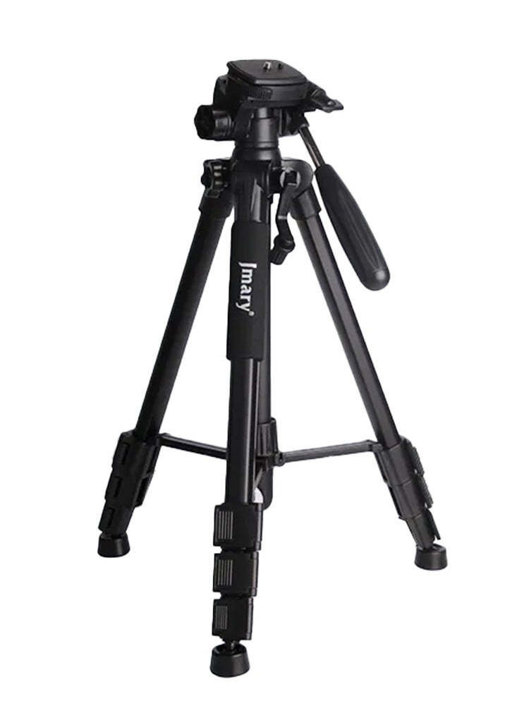 Professional Tripod for Digital Cameras and DSLRs KP-2234 , Sturdy Aluminum Base, 360° Rotation for Precise Panoramic Shooting, Sleek and Lightweight Design, Compatible with Most Cameras , Ideal for Photographers, Vloggers, and Content Creators - Black