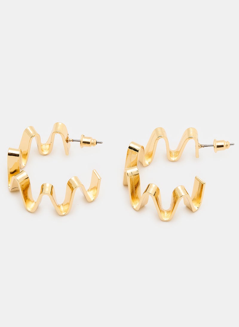 Gold Plated Earrings - Image 1