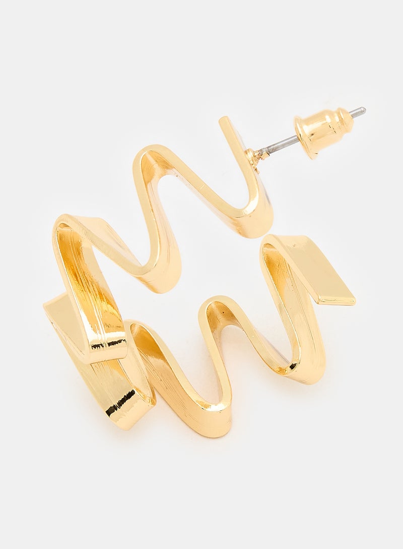 Gold Plated Earrings - Image 2