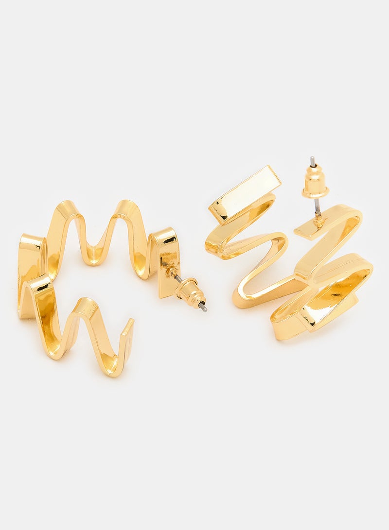 Gold Plated Earrings - Image 3