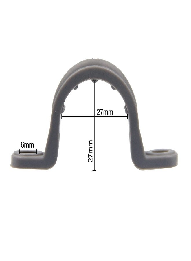 ISPINNER 50pcs 3/4 Inch PVC Pipe Straps, 2 Holes Plastic Conduit Strap for PVC Pipes, Conduit and Cables, UL Listed - Image 2