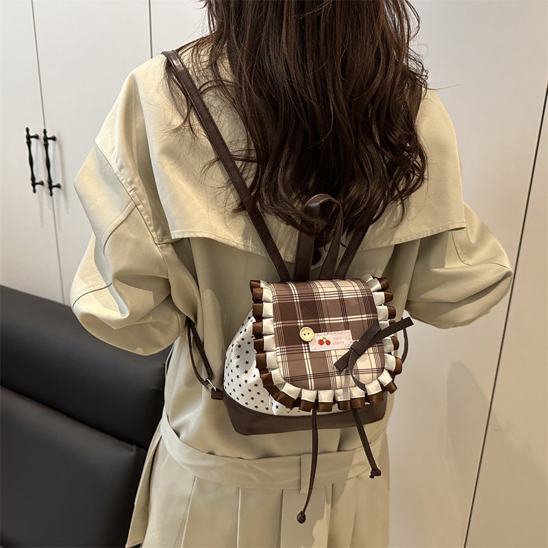 Large Capacity Cute Bow School Backpack for Women - Image 5