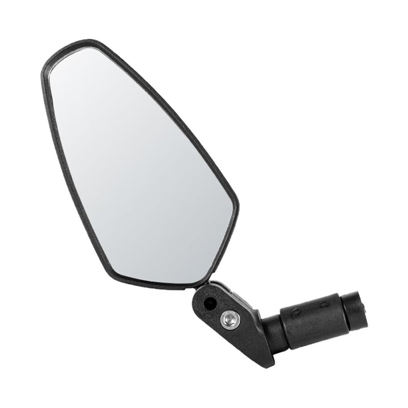 Foldable Acrylic Bicycle Rearview Mirror Black for Mountain Cycling Safety Rear Vision - Image 2