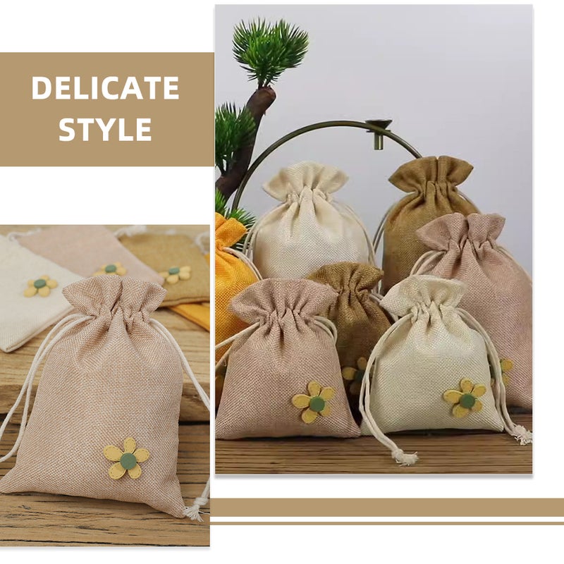 8pcs Empty Scented Flower Pouch Dried Flower Sachet Bag Refillable Lavender Sachet Bag - Image 2