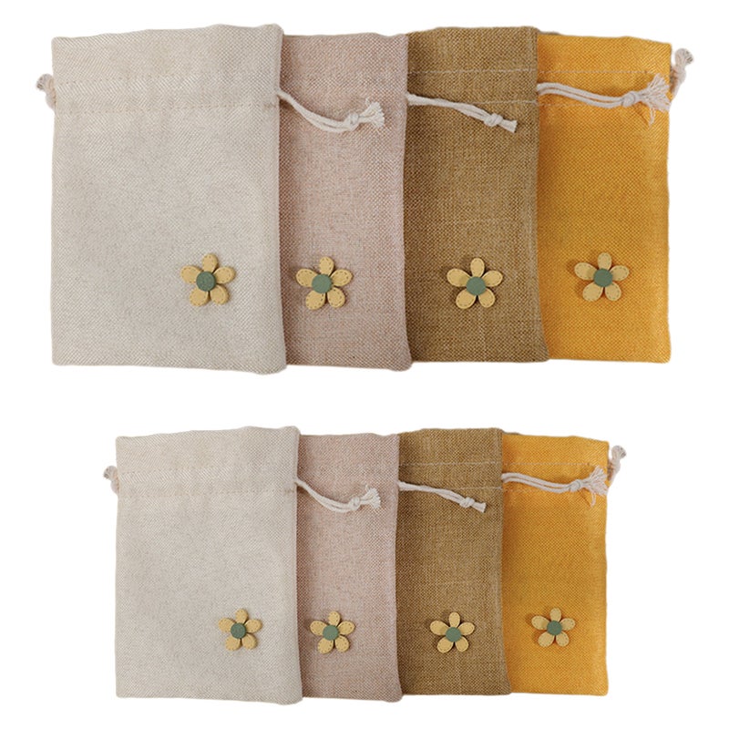8pcs Empty Scented Flower Pouch Dried Flower Sachet Bag Refillable Lavender Sachet Bag - Image 3