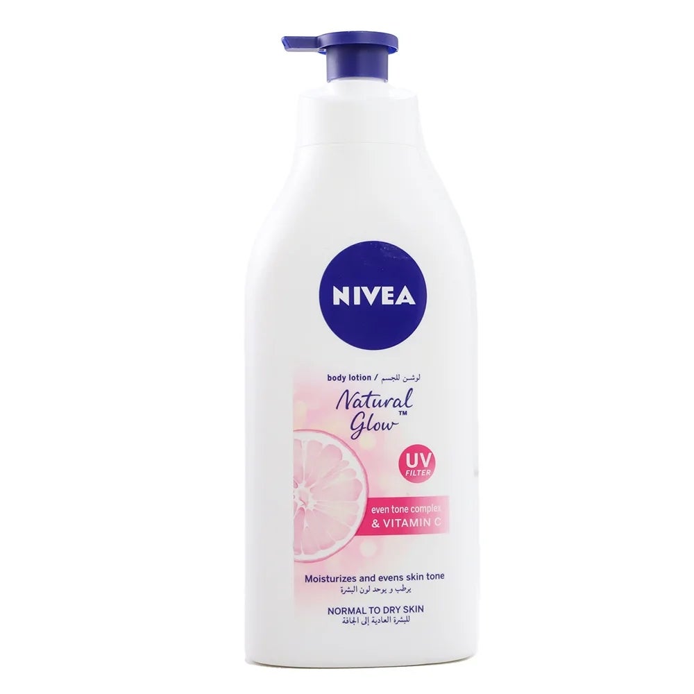 Nivea Natural Glow Normal to Dry Body Lotion- 625ml