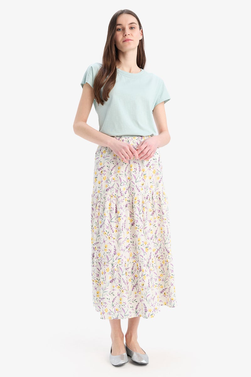 DeFacto Woman Traditional Crew Neck Flamy Cotton T-Shirt  - Image 2