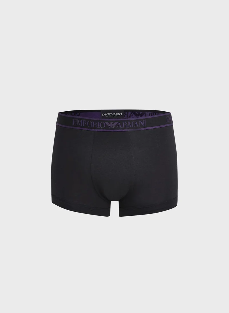 EMPORIO ARMANI 3 Pack Logo Band Assorted Briefs