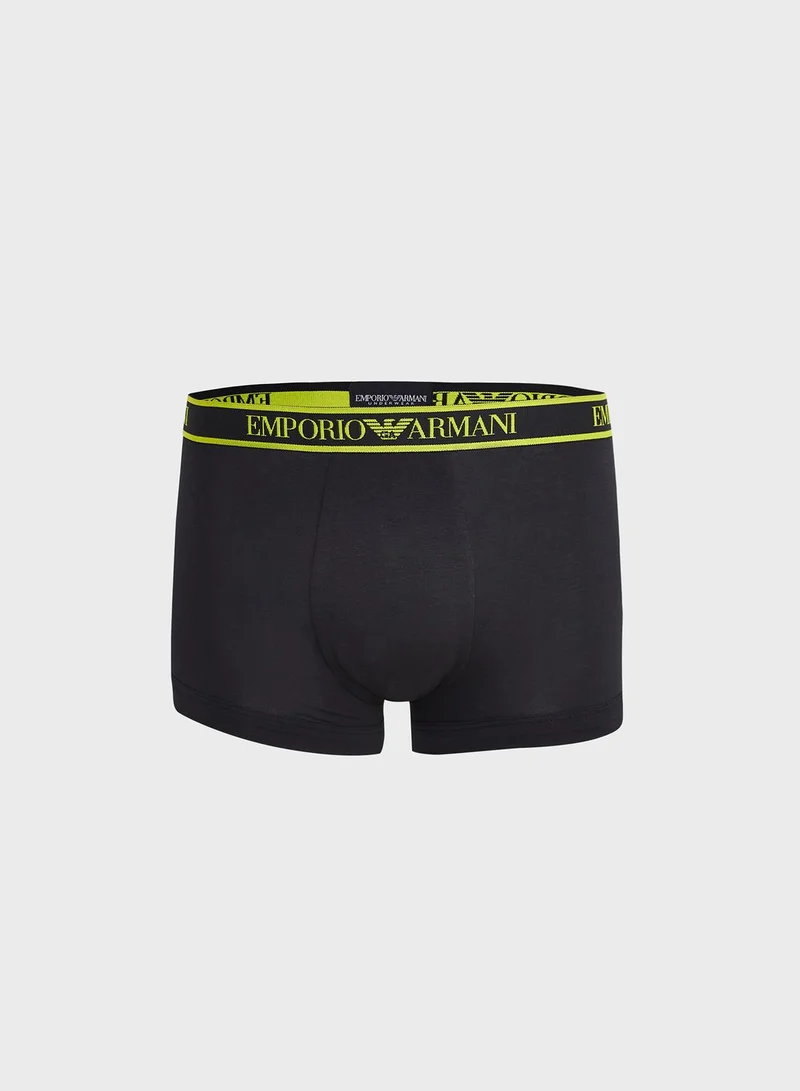 EMPORIO ARMANI 3 Pack Logo Band Assorted Briefs