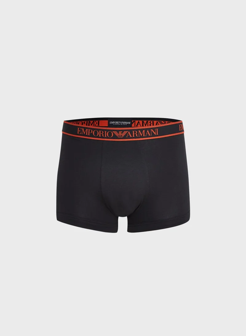 EMPORIO ARMANI 3 Pack Logo Band Assorted Briefs