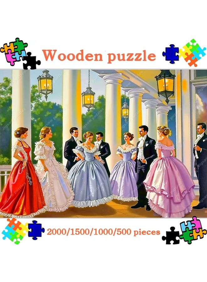 YF3619 2000 قطعة لغز خشبي للبالغين ديكور المنزل والمكتب هدية DIY - Image 2