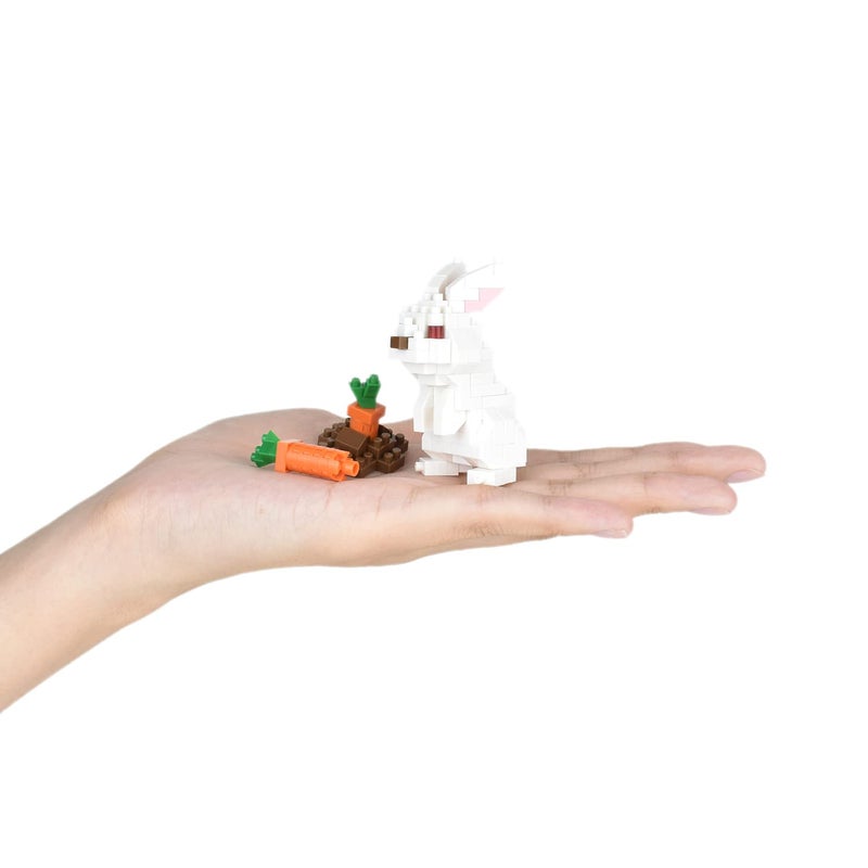 nanoblock - Animal - Rabbit, Collection Series Building Kit - Image 3