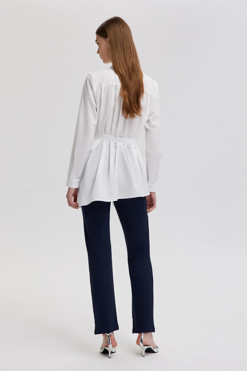 توتشي Belted Shirt