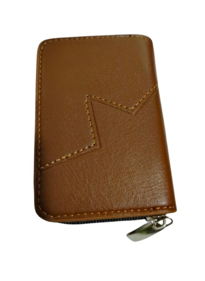 Generic Leather Zipper Wallet for Men Small 11 Card Holder  - Image 4