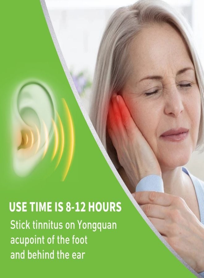 Jaysuing Tinnitus Relief for Ringing Ears, Tinnitus Relief Patches, Natural Herbal Formula Relieves Earaches, Improves Hearing& Boost Blood Circulation,Gives You a Peaceful Sleep 12 PCS - Image 5