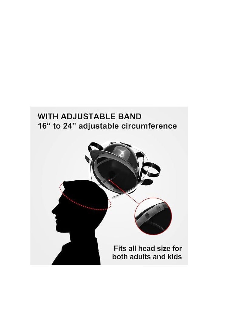 Excefore - Drinking Helmet Cap, Beverage Hat, Fun Soda Can Helmet For Parties, Headpiece for Drinks, Beverage Holder Headgear, Lazy Drinker's Helmet Cap, Free Hands, for Playing Games, Watch Ball Game Black - Image 1