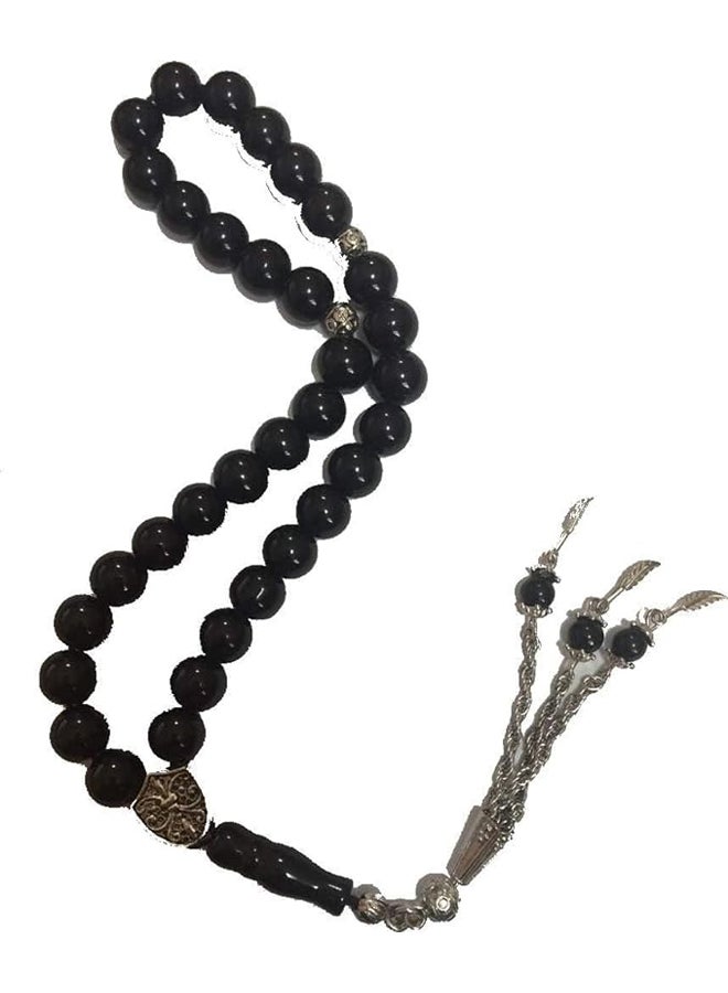 Rosary 33 Black Onyx , unisex , best gift - Image 2
