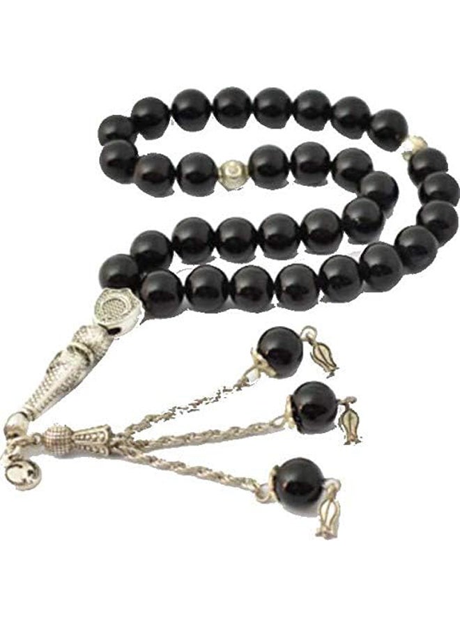 Rosary 33 Black Onyx , unisex , best gift - Image 1