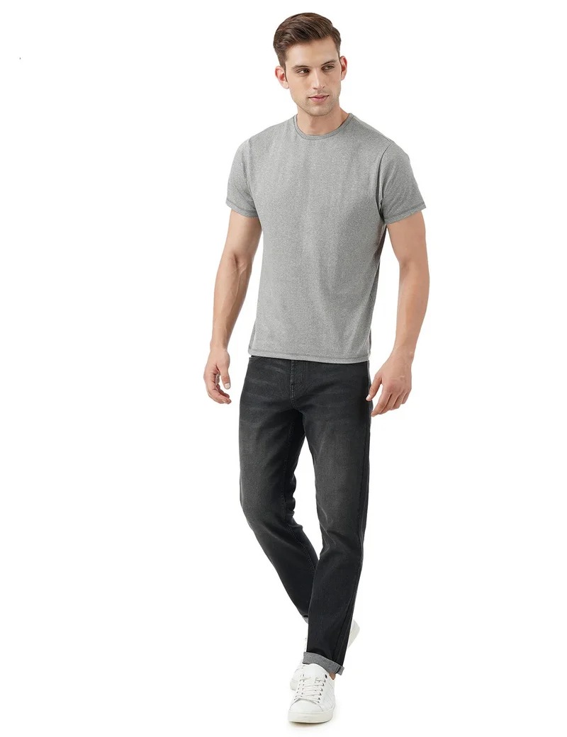 inkd Men's Regular Fit Jeans - Mid-Rise | Cotton Blend | Classic Styling | Stretchable Fabric | Classic 5 Pocket Styling