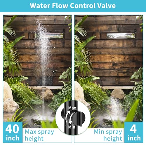 NFESOLAR Solar Pond Filter Fountain, 20W Solar Pond Pump with Pond Filter, 16.4FT Cord, 6.6FT Tubing for Outdoor Small Pond 120-300 Gallons, Fish Tank, Pool, Garden Waterscape N3222 - Image 3