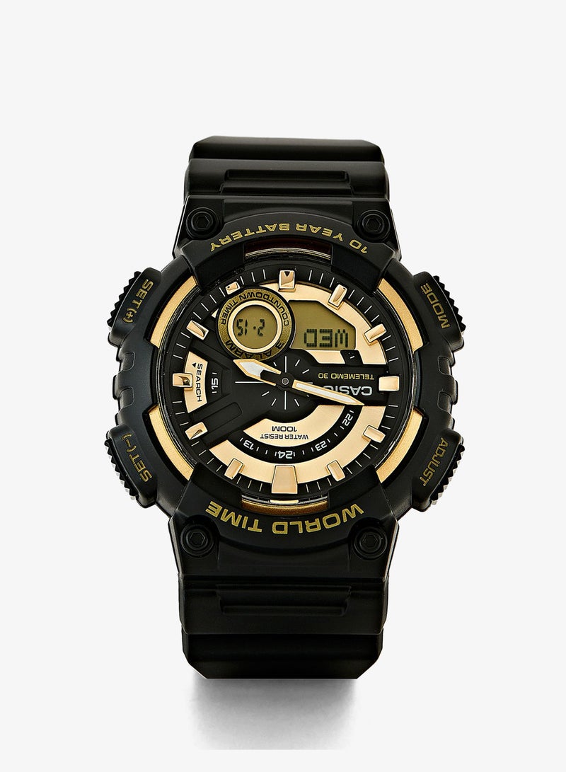 CASIO Aeq-110Bw-9Avdf Analog Watch - Image 1