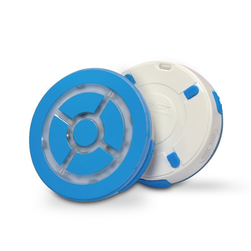 Megacom DuoMon3 PRO Unique Auto-Reconnection Hourly, 1P/2P dual accounts Pocket Auto Catcher, IPX7 waterproof, Type-C & wireless charging pad rechargeable, with APP-adjustable lights, vibration, and sound.(Blue) - Image 2