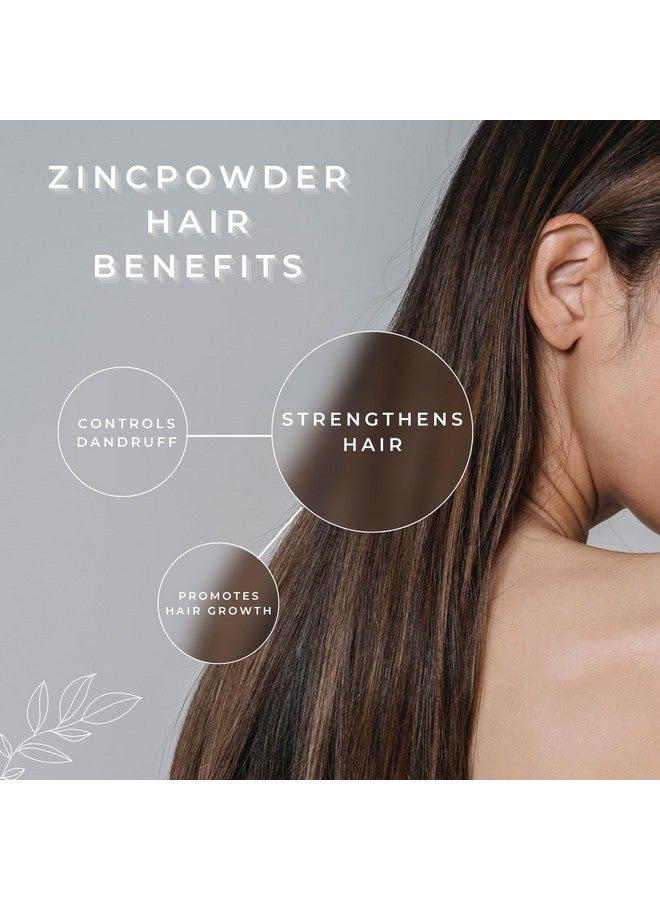 هيربس بوتيانيكا مسحوق أكسيد الزنك من أعشاب بوتانيكا، غير نانوي، درجة دوائية لحماية البشرة، وشفائها، وكريم لعلاج طفح الحفاضات لدى الأطفال، وواقي من الشمس، وعلاج حب الشباب، ومستحضرات تجميل وكريمات منزلية الصنع، 227 جم/8 أونصة - Image 2