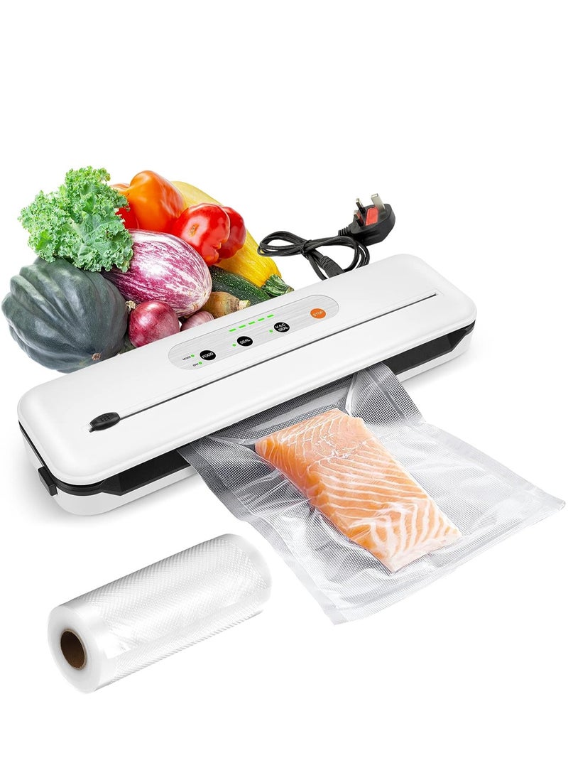 Cool Baby COOLBABY Vacuum Packer Sealing Machine With Sstarter Automatic Vacuum Sstainless Steel Sealing Mmachine For food preservation method dry and wet sealing mode built-in tools  - Image 1