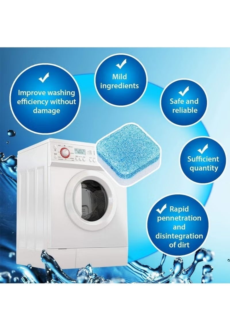 Washing Machine Cleaner Tablets, Deep Clean Front Loader & Top Load Washer, 12 Pcs Professional Grade Washer Machine Cleaner Deodorizer for Removing Build-up - Image 5
