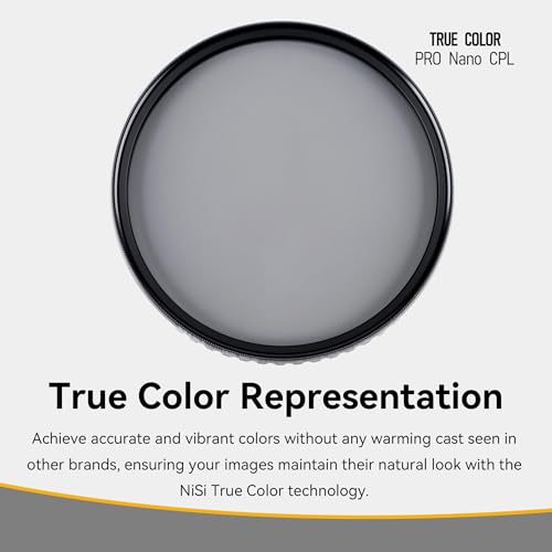 NiSi True Color CPL Filter 95 mm Circular Pro Nano Polarising Filter - Image 4