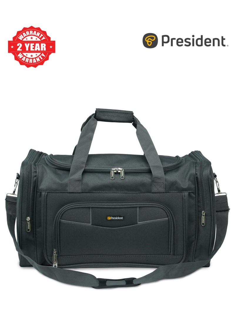 PRESIDENT Travel Duffel Bag Large Capacity Yoga Gym Bag Durable Duffle Sports Bag with Multi-Compartment Tote Bag for Men and Women 22" inch ( HBP990 ) GREY - Image 1
