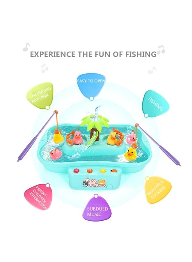 Sharpdo Electric Rotating Magnetic Fish Catching Toy for Kids Multicolour - Image 5