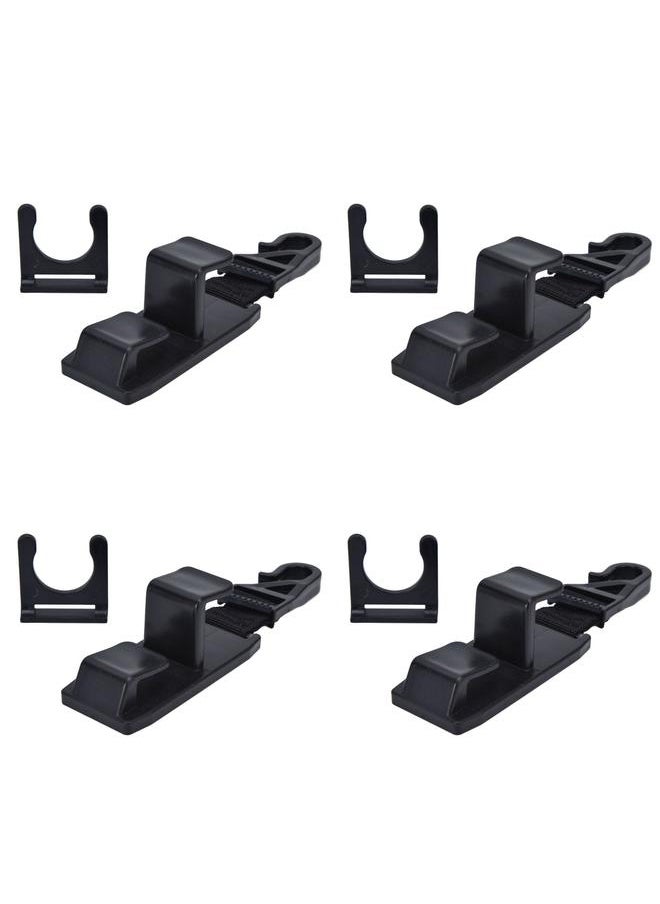 4Pcs Car Headrest Hook ABS Nylon Multifunction High Strength Provides Greater Flexibility Car Headrest Hanger