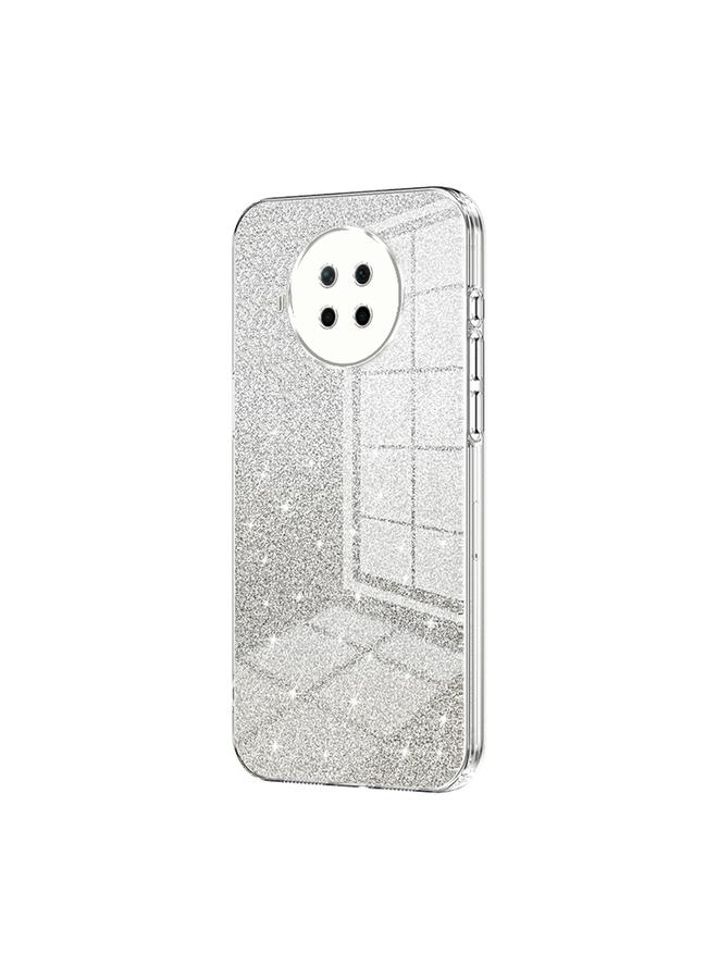 Case For Xiaomi Redmi Note 9 Pro 5G/Mi 10T Lite Gradient Glitter Powder Electroplated Phone Case