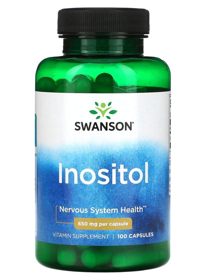 SWANSON Inositol 650 mg 100 Capsules