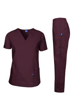 just adore Medical Scrub Suit for Men and Women Maroon 