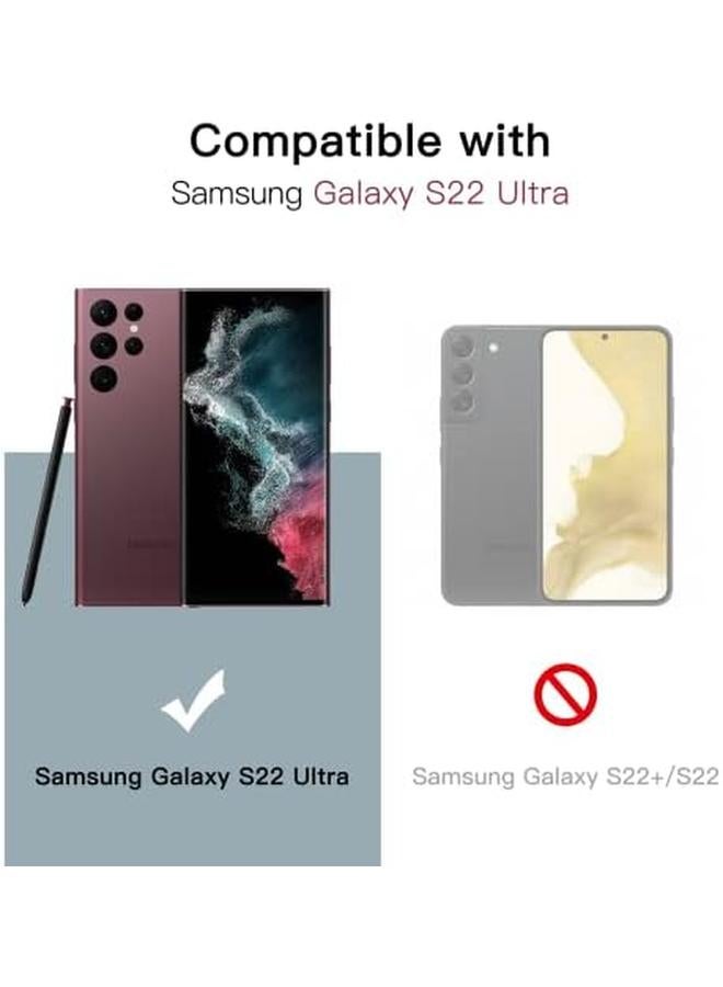 جي تيك واقي شاشة لهاتف Samsung Galaxy S22 Ultra 5G مقاس 6.8 بوصة مع واقي عدسة الكاميرا، فيلم TPU مرن متوافق مع معرف بصمة الإصبع، شفاف عالي الدقة، سهل التركيب، عبوتان لكل منهما - Image 3