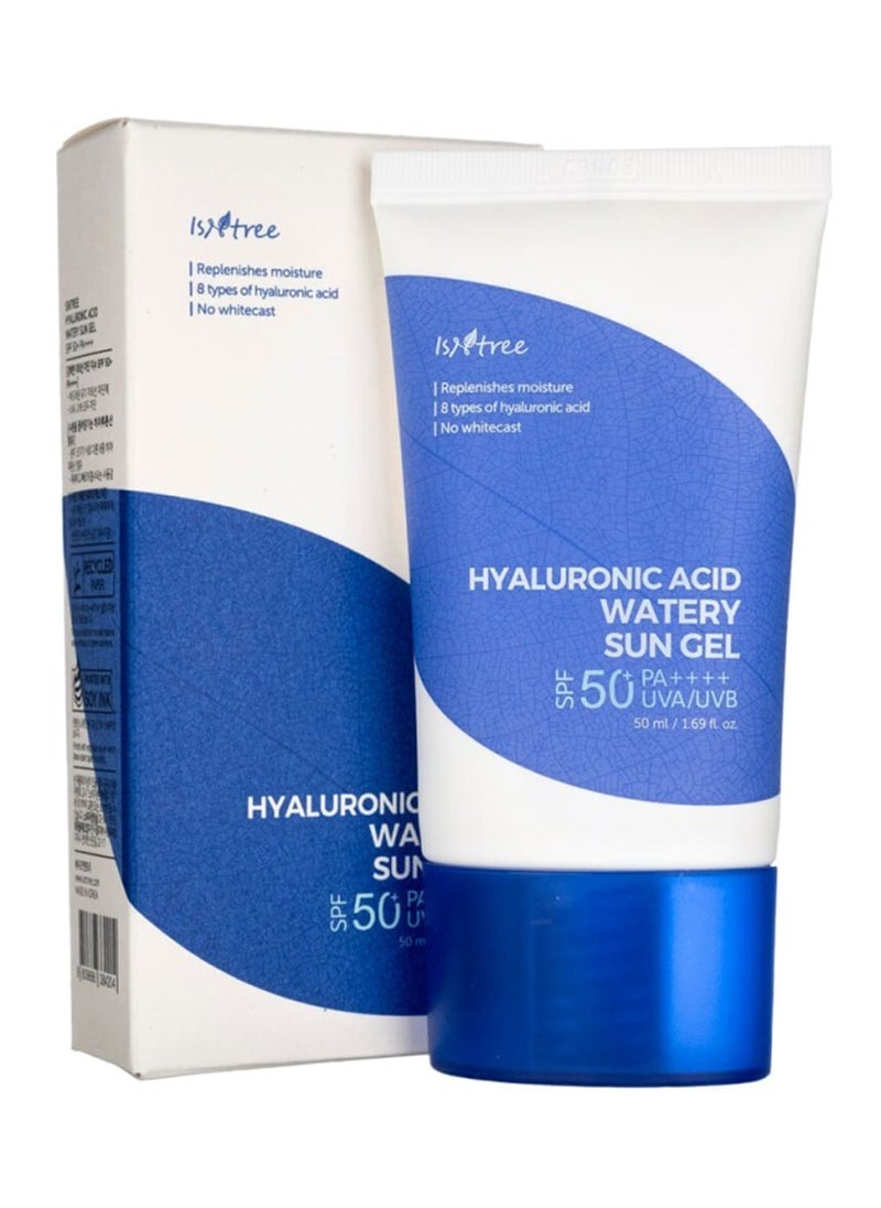 ISNTREE - Hyaluronic Acid Watery Sun Gel SPF50+ PA++++ 50ml - Image 1