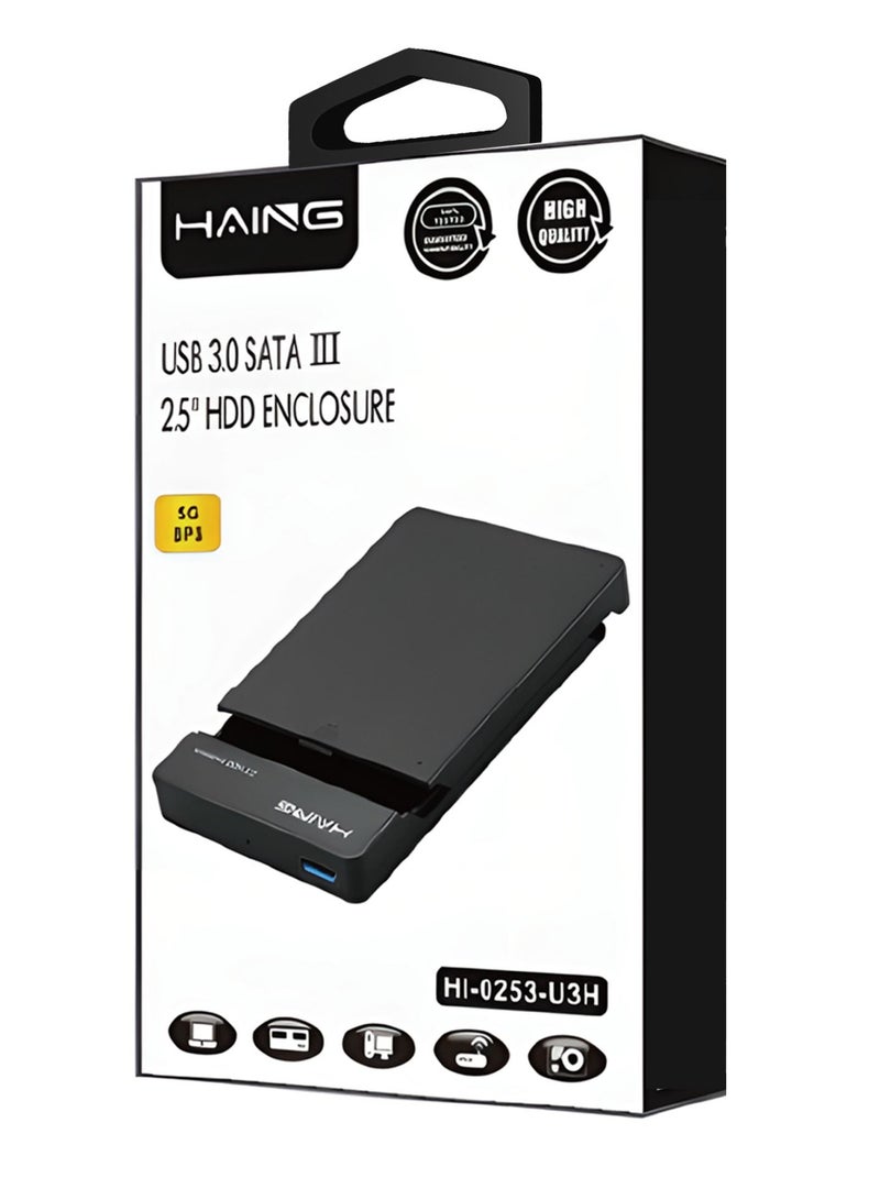 Haing USB 3.0 SATA 2.5inch HDD Enclosure