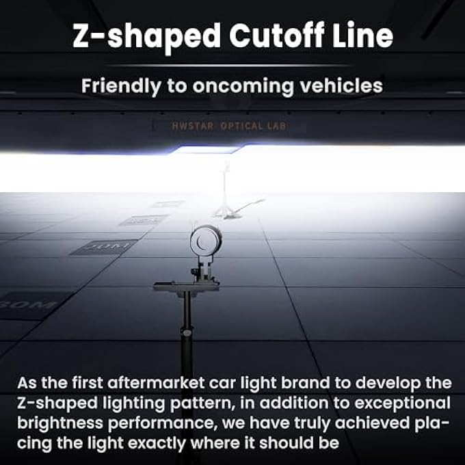 HWSTAR New 1000 Bright AntiGlare 7 Inch Led Headlights Round Compatible With Jeep Wrangler Jk Jku Tj Lj Chevy Ford Gmc Etc WStarry Drl StartUp Gradient Halo Turn Signal H6024 Dot HiLo Sealed Beam - Image 5