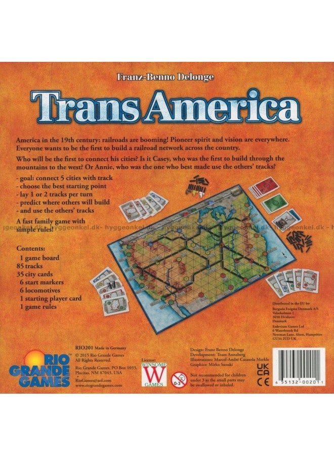 Rio Grande Games Transamerica Game - Image 3